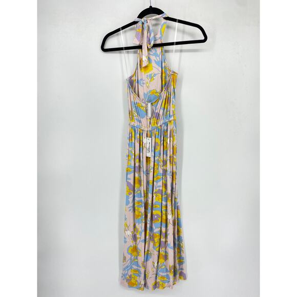 Rachel Pally Women's Size XS Multicolored Beth Dress Halter Garden Floral NEW - Picture 7 of 7